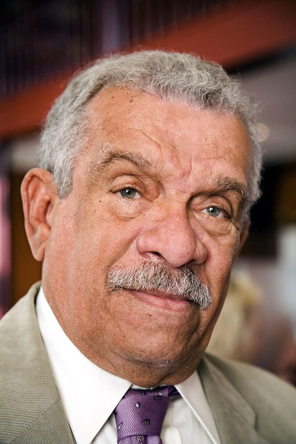 Fotografía de Derek Walcott