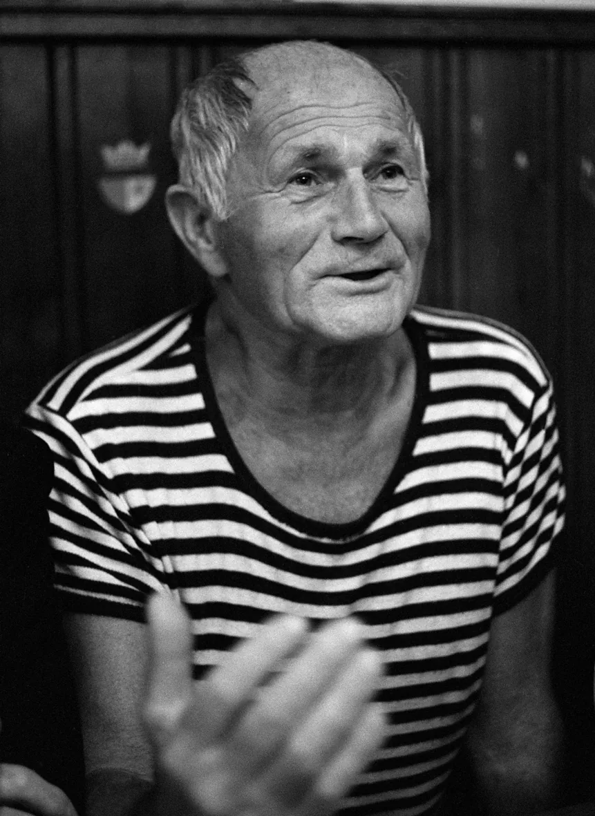 Fotografía de Bohumil Hrabal