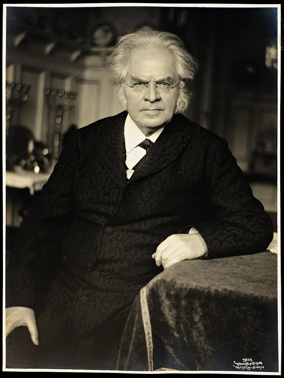 Fotografía de Bjørnstjerne Bjørnson