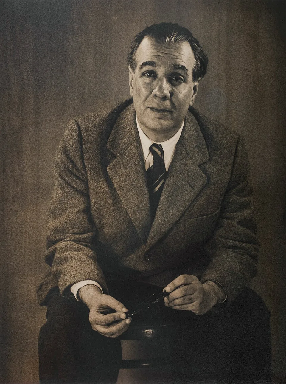 Fotografía de Jorge Luis Borges