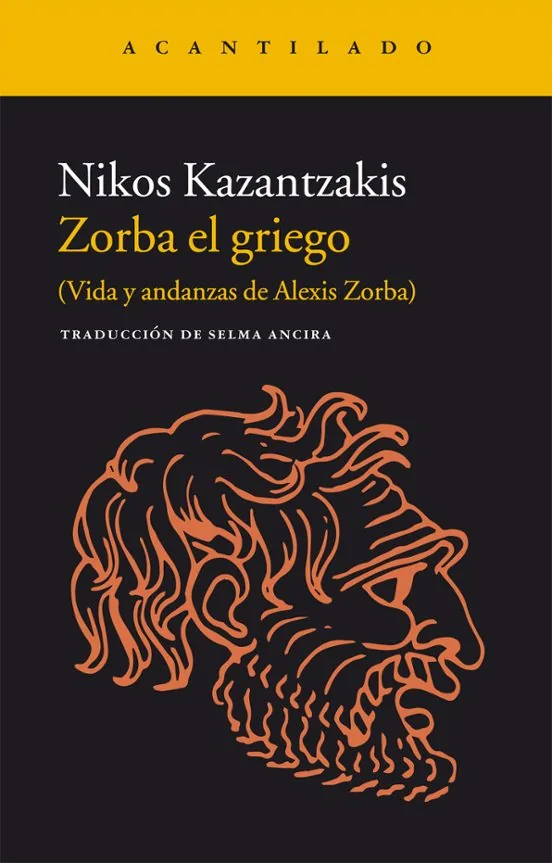 Portada de Zorba, el griego