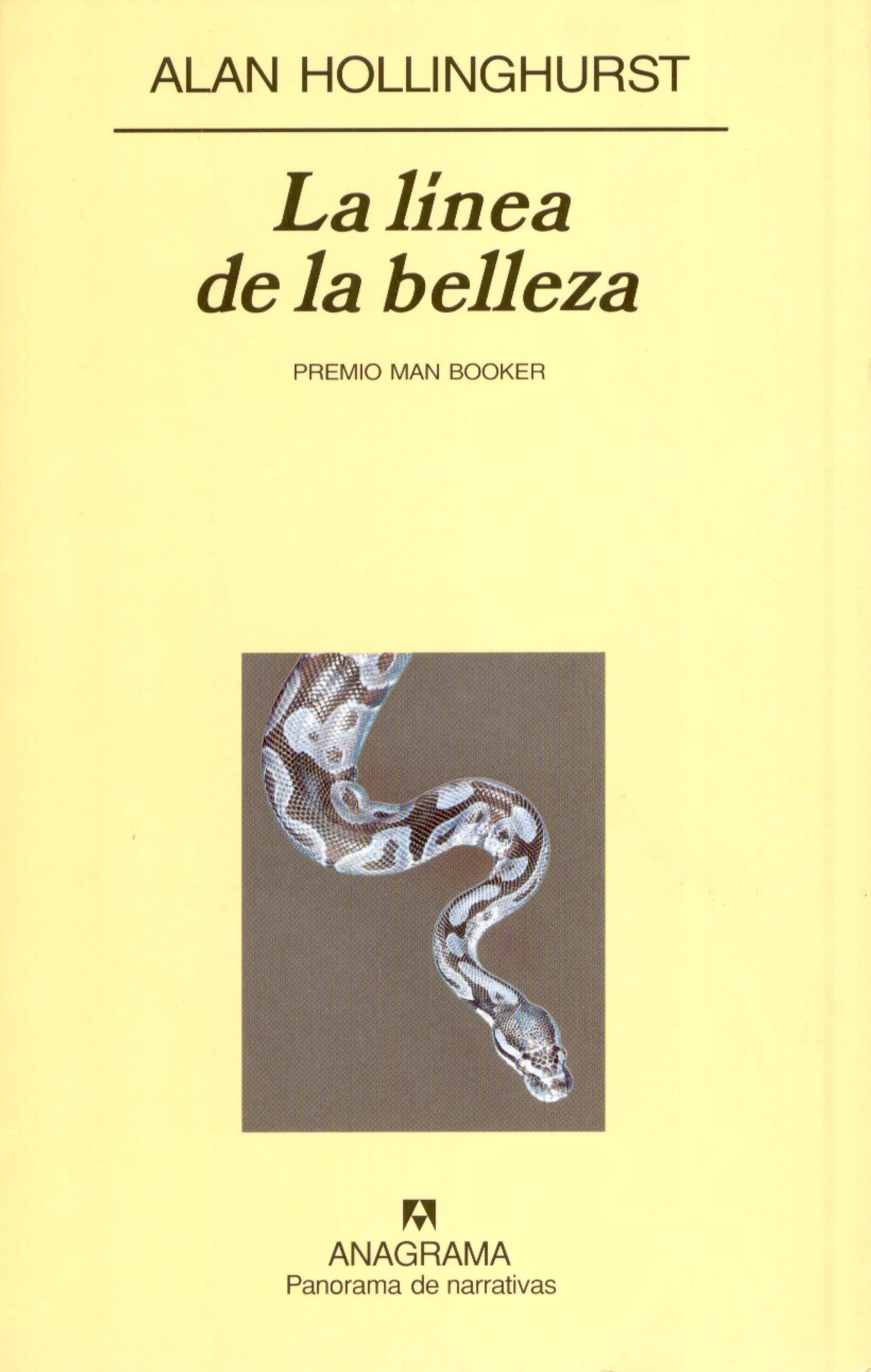 Portada de La línea de la belleza