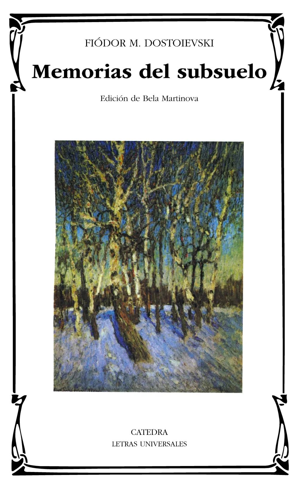 Portada — Ediciones Cátedra (ISBN 9788437620329)
